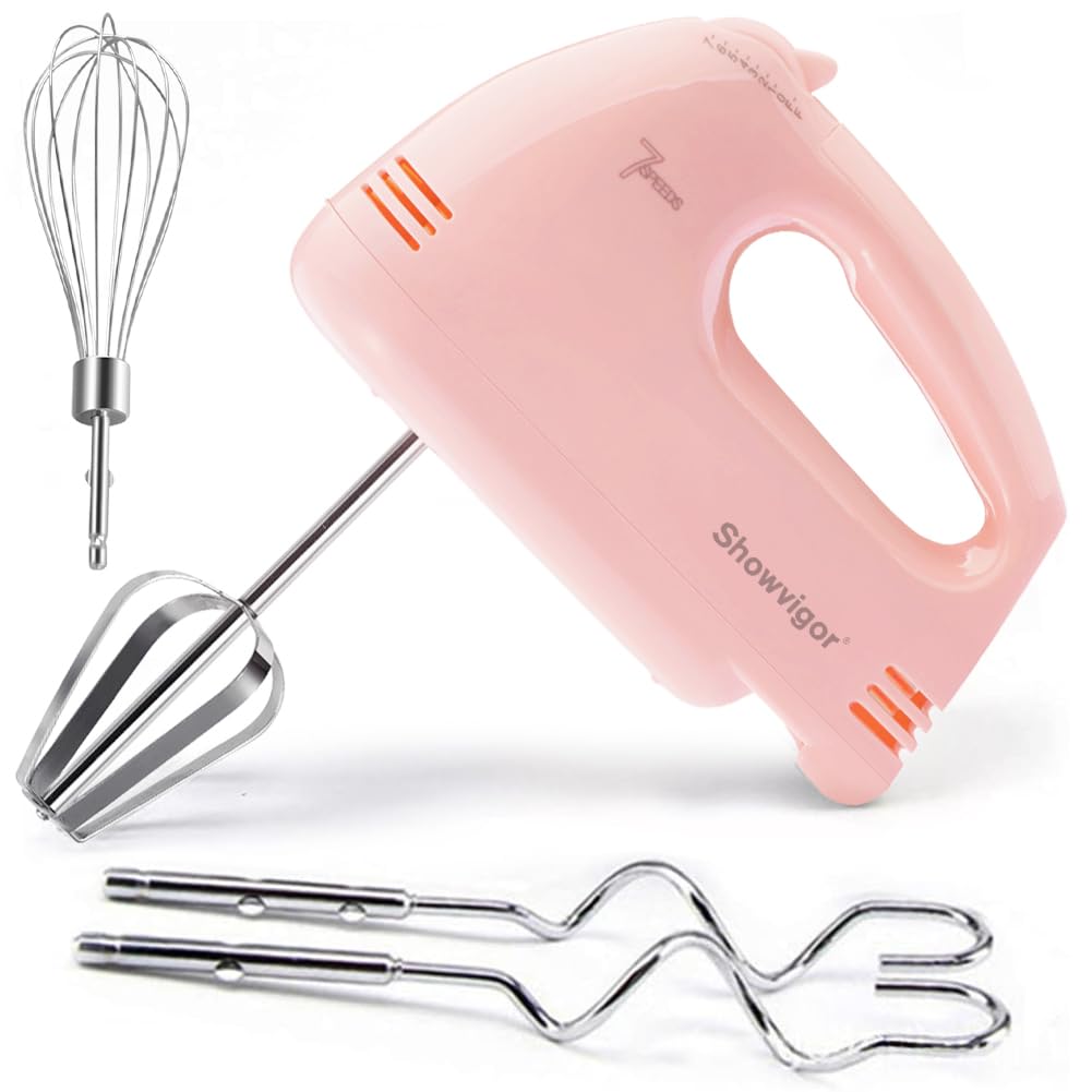 Showvigor Handmixer with 7-speed control for versatile batter tasks