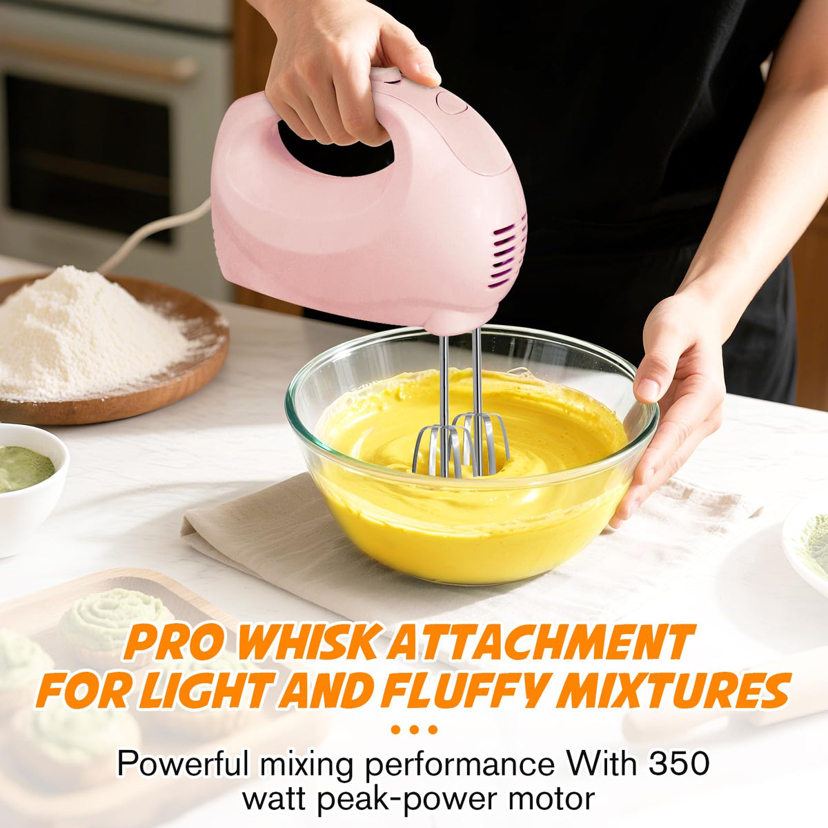 Showvigor handmixer eject button enables quick accessory changes
