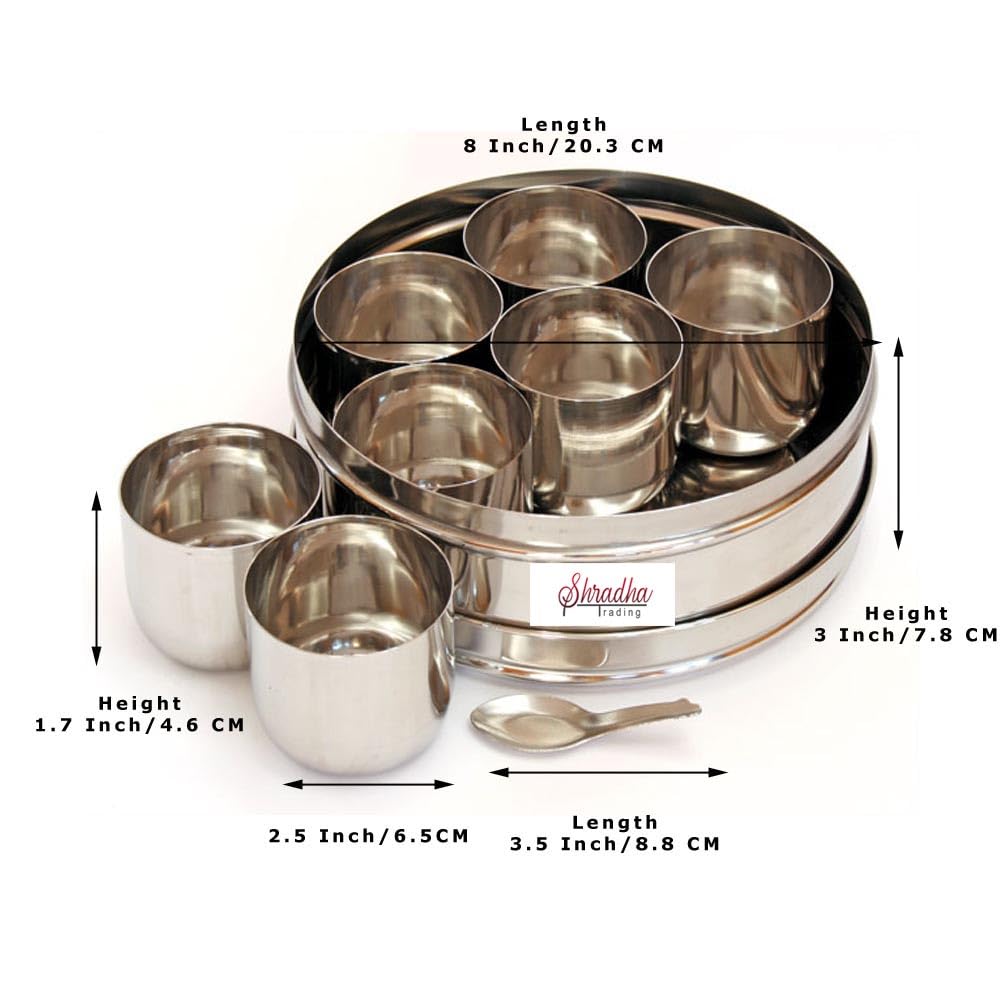 Durable stainless steel spice container designed for daily kitchen use
