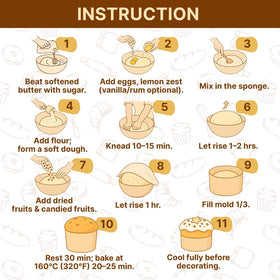 SHSH Trade Group panettone paper mold easy-release surface reduces cleanup.