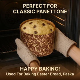 SHSH Trade Group paska Easter bread form 12oz ideal for holiday baking.
