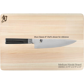 Shun Hinoki cutting board showcases Japanese craftsmanship in daily cooking