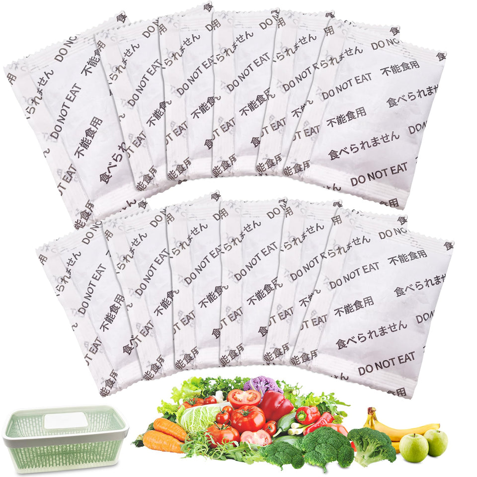 ShuRex 12-pack refills for OXO GreenSaver keeps produce fresher longer