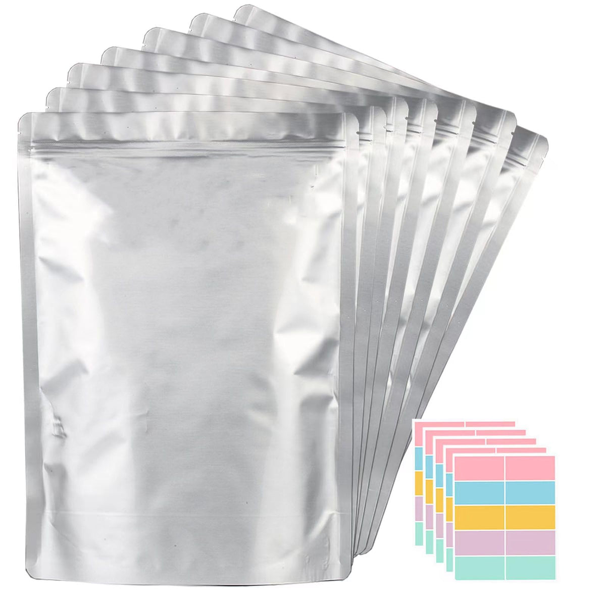 SHXWELL 30pcs 2 gallon bag with stand-up design for easy storage