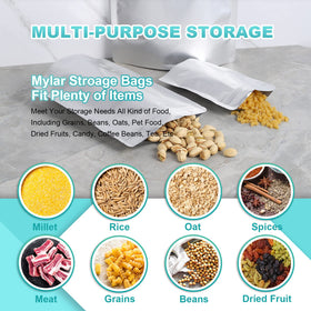 SHXWELL bag ideal for dehydrated foods and long-term storage