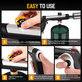 Siasky flame guard protects hands during extended use