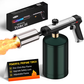 Siasky propane torch fits standard tanks for versatile tasks