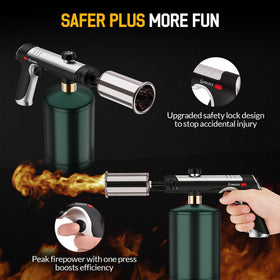 Siasky torch delivers powerful, stable flame for grilling and cooking