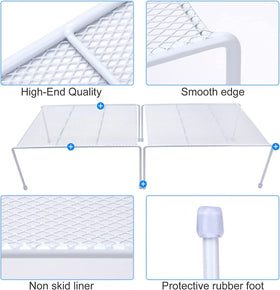 SIBAO mesh shelves bathroom-declutter: tidy toiletries and towels within reach.