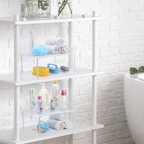 SIBAO mesh shelves fridge-organizer: clear view for fast grabbing of items.