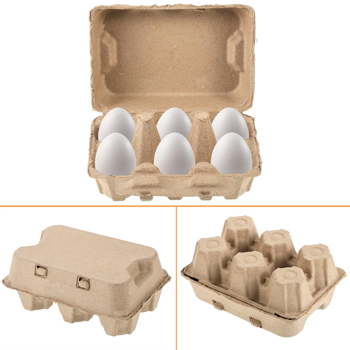 Brand-label-ready Sibosen egg cartons for branding at markets and shops.