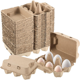 Sibosen jumbo duck egg carton with open top lid for secure six-egg transport.