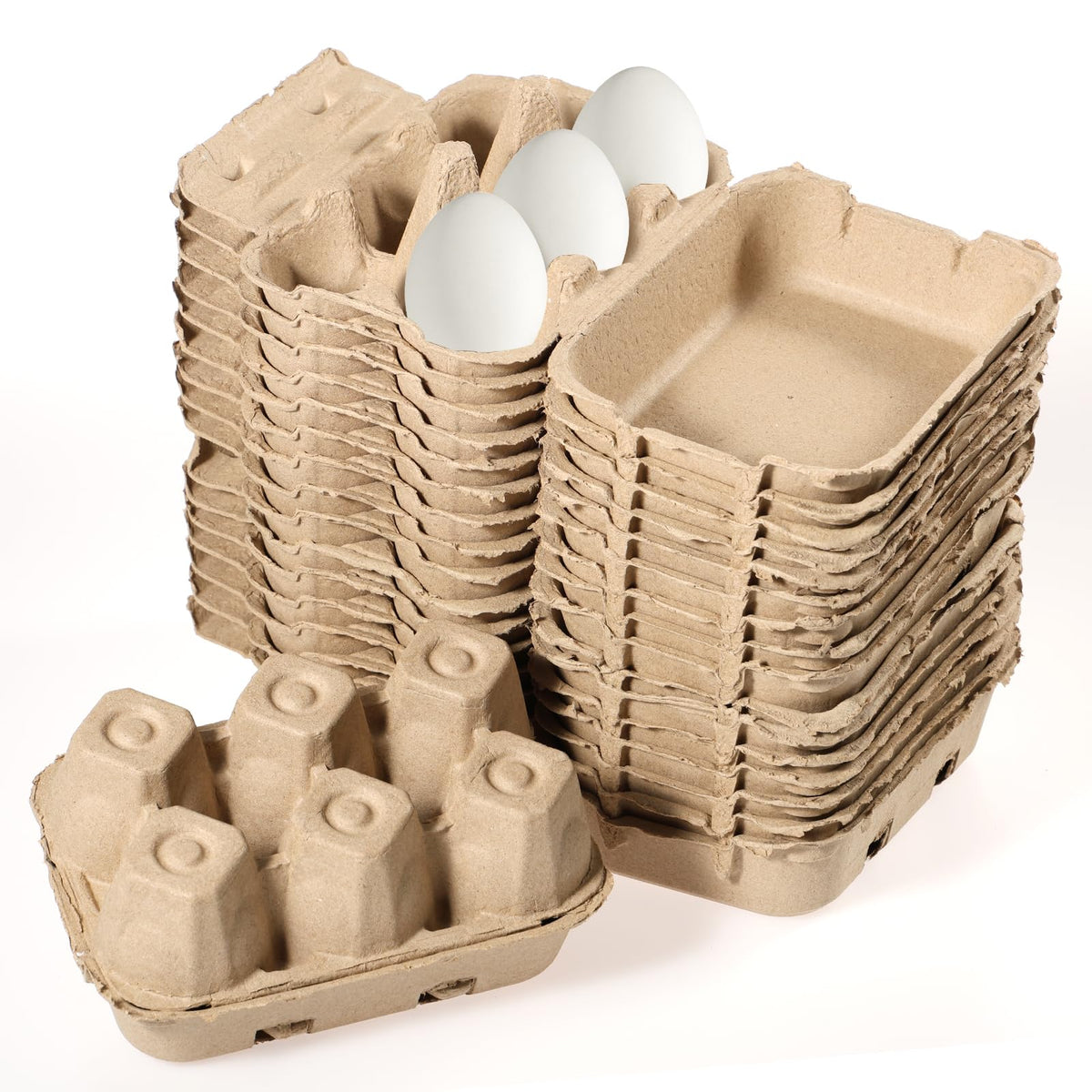 Sibosen recyclable paper pulp egg cartons conserve resources
