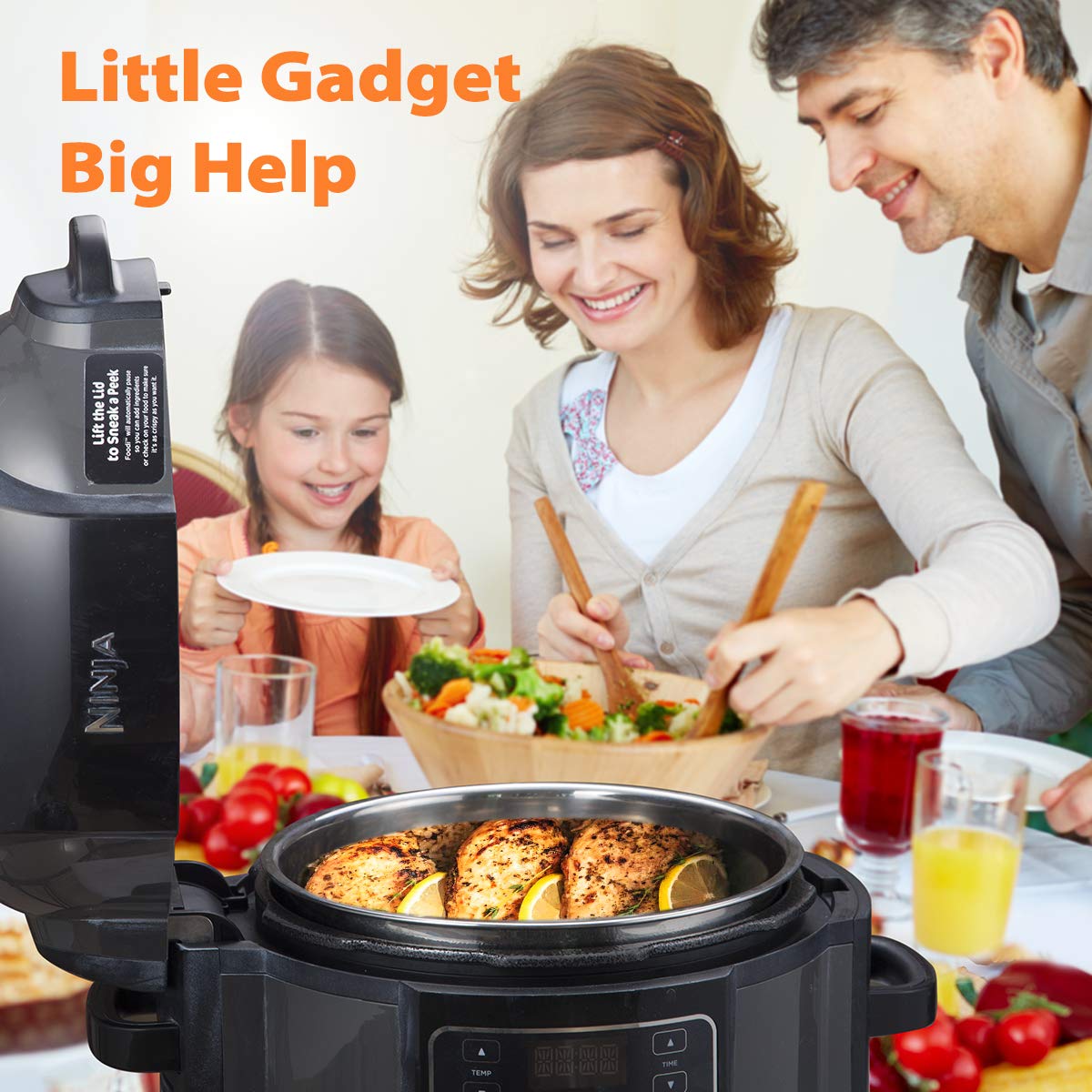 SICHEER easy-clean inner pot facilitates quick cleanup after cooking.