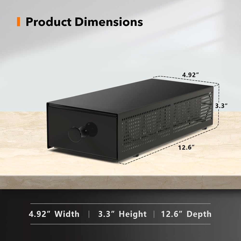 SICHEER K Cup Drawer open view highlighting easy pod access