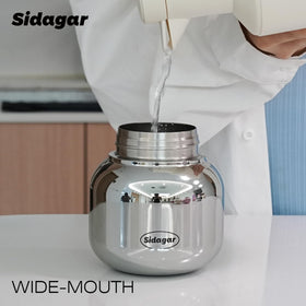 Sidagar chrome metallic aesthetic enhances style while staying functional.