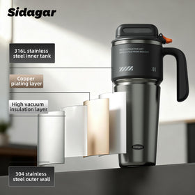 Premium 316L stainless steel body with durable powder coating.
