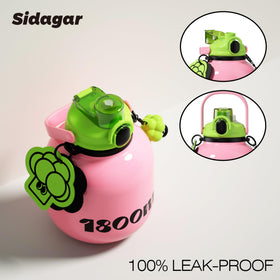 Sidagar insulated stainless steel bottle preserves cold drinks longer.