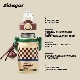 Sidagar cream-yellow bottle fits a preppy fashion vibe