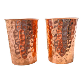 Siddhivinayak Overseas easy-clean copper cups for simple kitchen maintenance