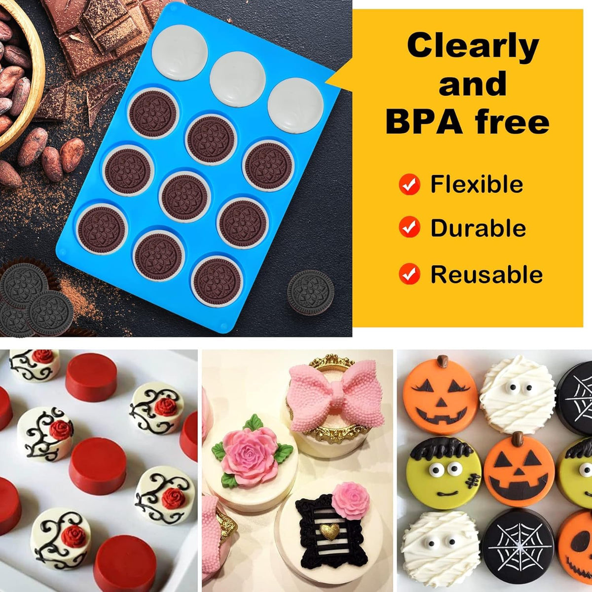 Sidosir BPA-free nonstick mold; easy release and storage