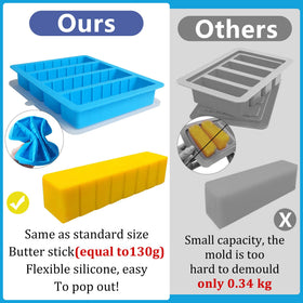 Sidosir butter mold showcases non-stick release for clean, quick shaping.
