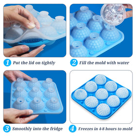 Sidosir easy-release ice ball mold for quick removal