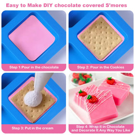Sidosir oven-safe silicone mold endures -40 to 230 C for versatile use.