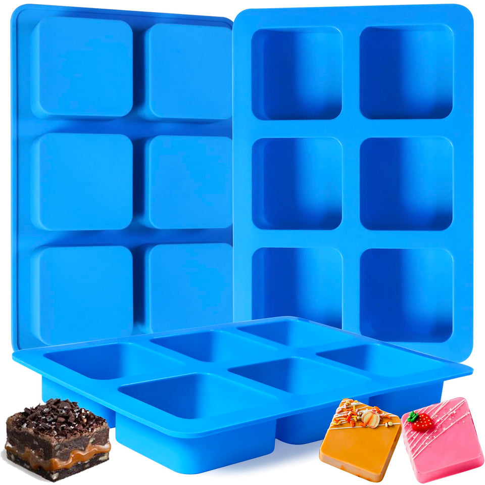 Sidosir 6-cavity silicone smores mold allows easy pop-out for neat, quick treats.