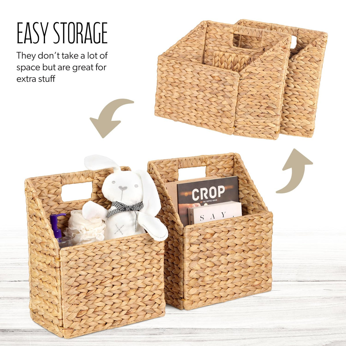 Decorative wall organizer by Sieusalevn adds charm while storing scarves, books, or plants.