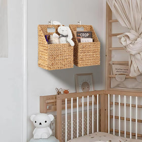 Shell-shaped wicker baskets by Sieusalevn offer unique style and practical storage.