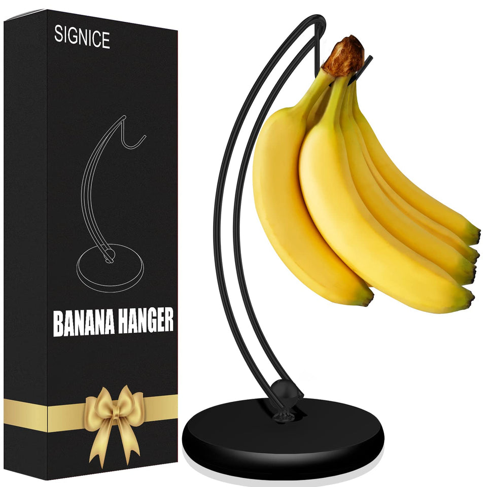 Signice banana holder stand base provides stable kitchen organization.