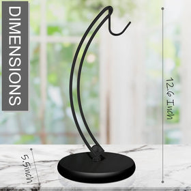 Signice banana holder stand chrome plated steel highlights durable construction.