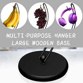 Signice banana holder stand wood base adds warmth and strength.