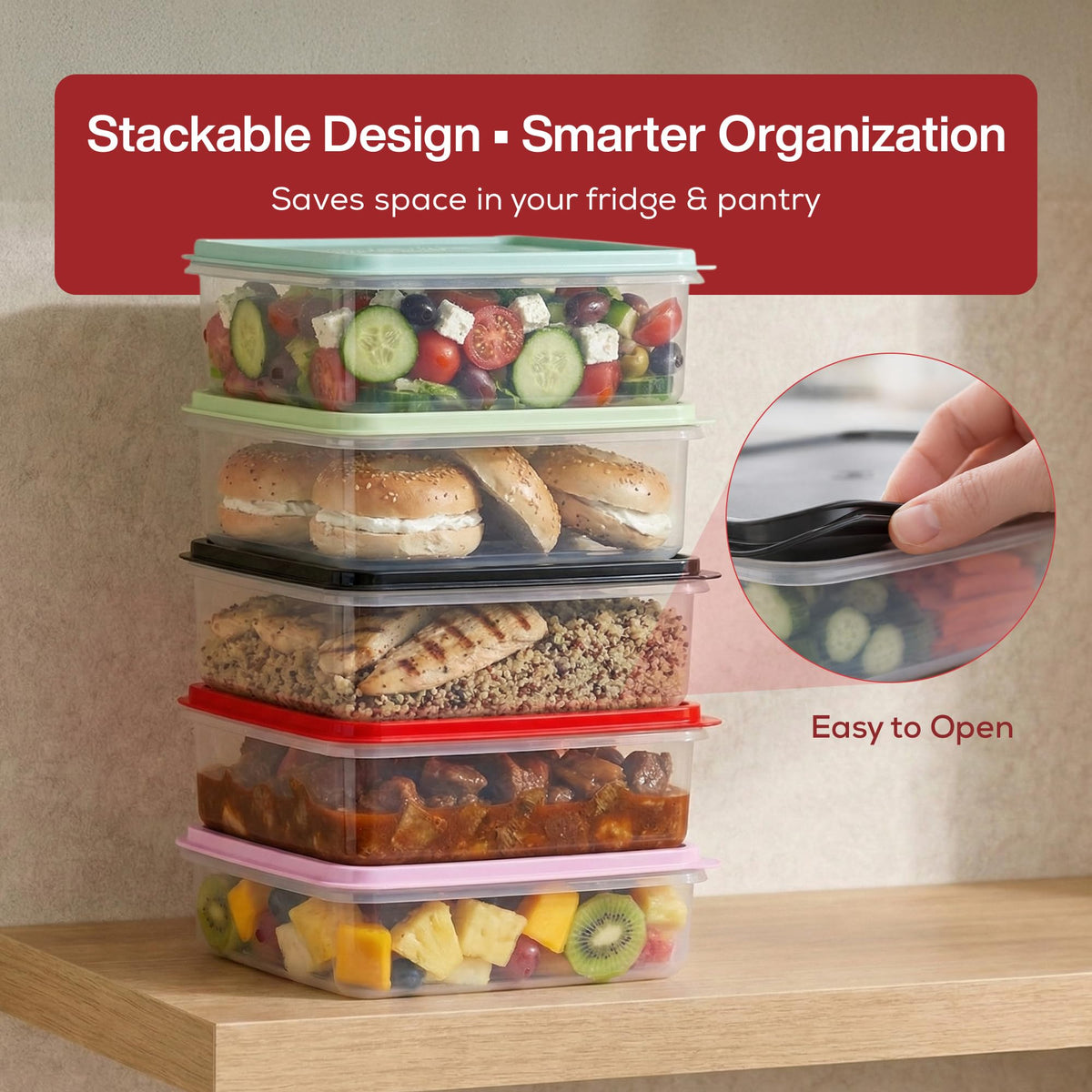 Signora Ware cookie and cupcake storage keeps baked goods fresh.