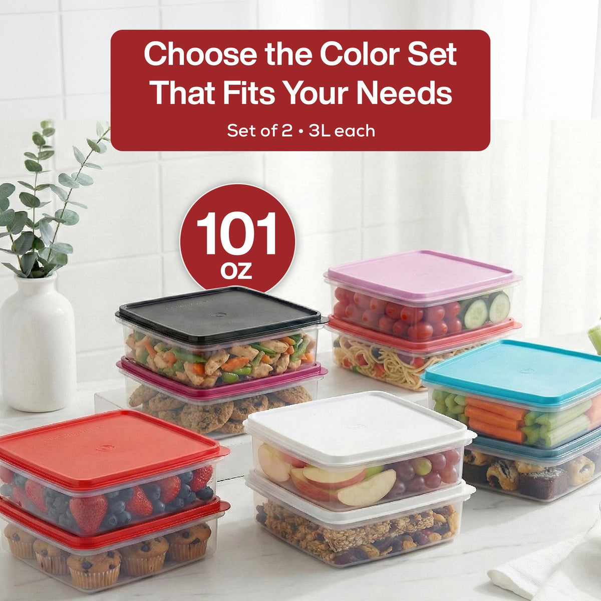Signora Ware microwave-safe storage container for quick reheating.