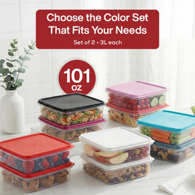 Signora Ware microwave-safe storage container for quick reheating.