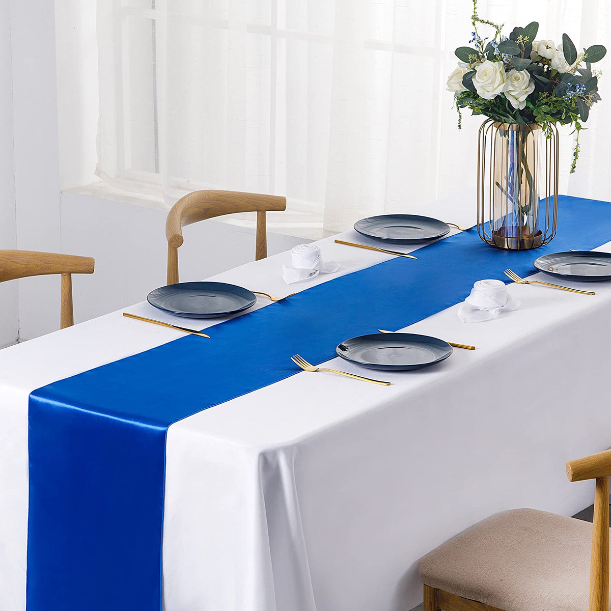 SiinvdaBZX satin table runner for weddings and events with a polished look.
