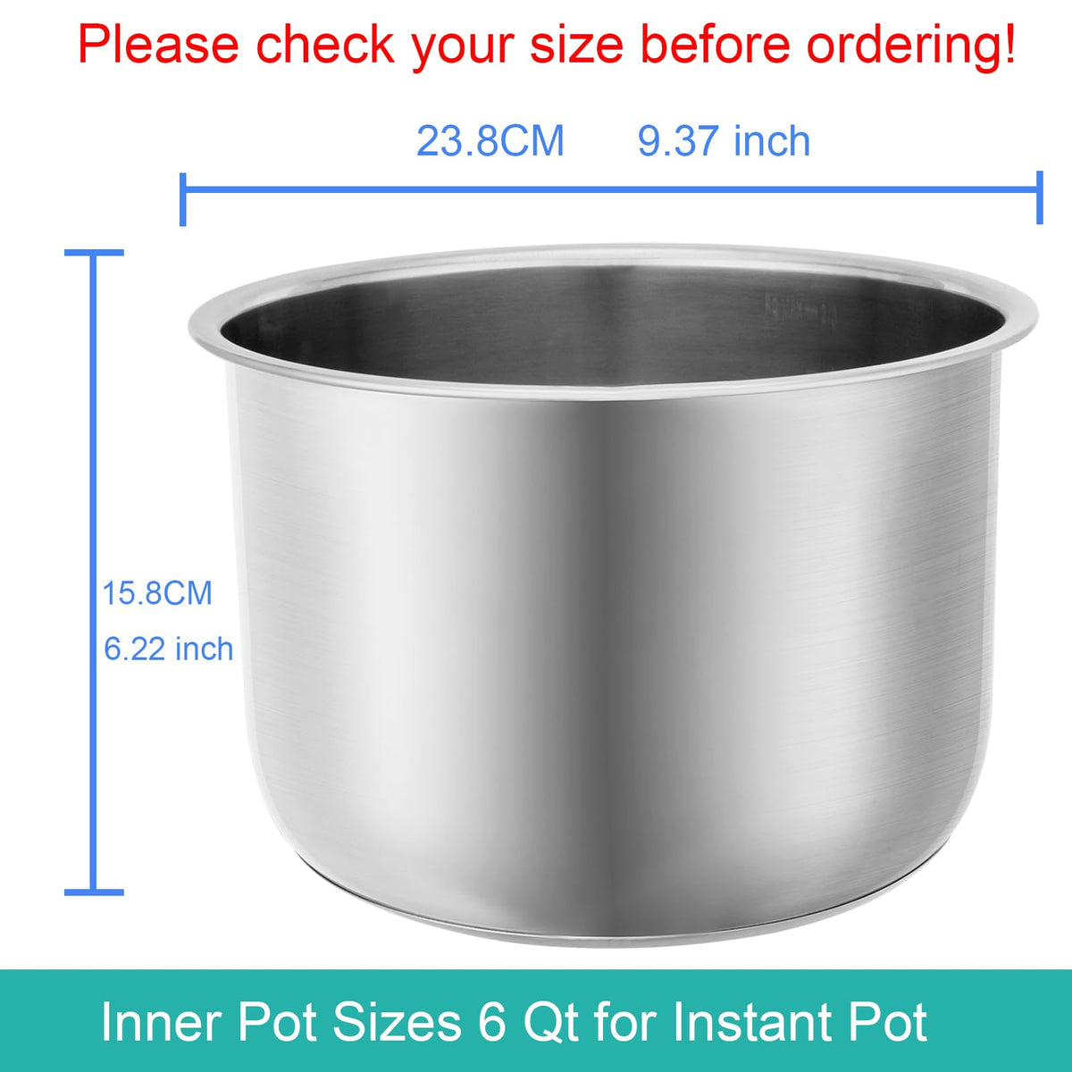 Siireemuu 304 stainless surface inner pot shows durable cooking surface.