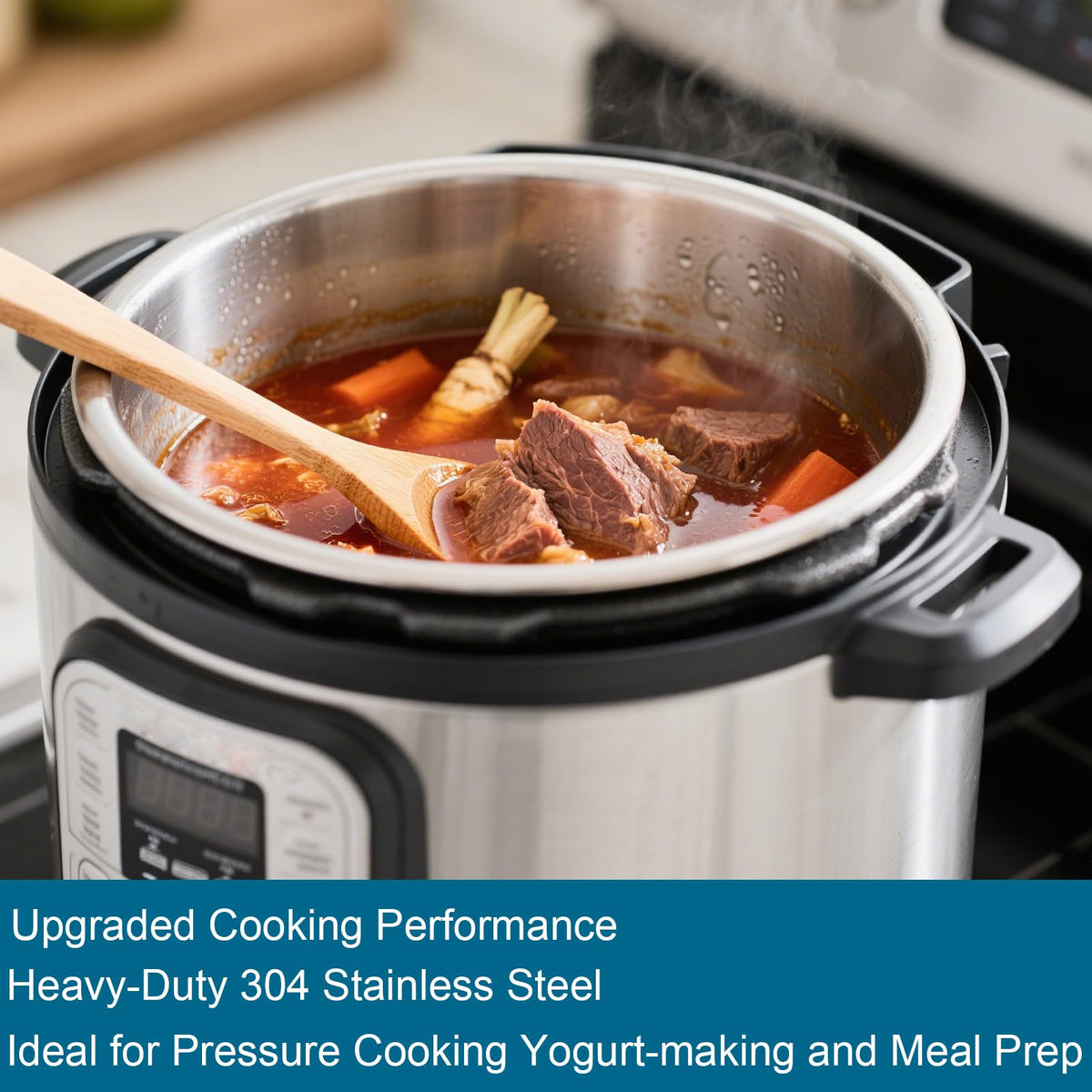Siireemuu dishwasher-safe inner pot for easy cleaning in Instant Pot