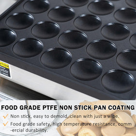 SIJIDING Mini Pancake Maker timer dial enables consistent batches.