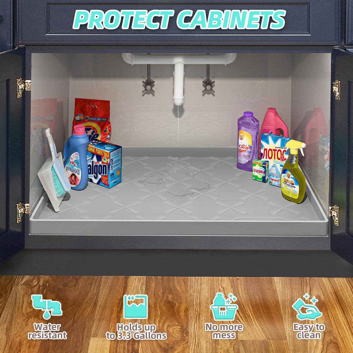SIKADEER 15-size options fit most cabinets for a precise fit