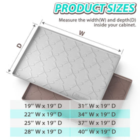 SIKADEER multipurpose-use mat suits fridge, countertop, drawers, and shoe trays.