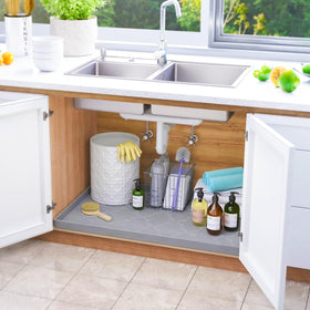 SIKADEER silicone mat demonstrates dishwasher-safe cleanup for easy maintenance.