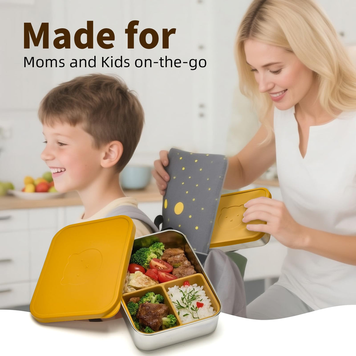 SILI FACTORY dishwasher-safe lunch box easy to clean after meals