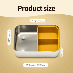 SILI FACTORY leakproof lunch box for mess-free school and travel