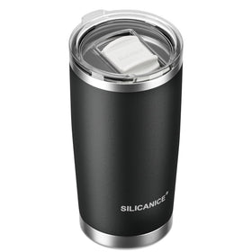 Silicanice 20oz tumbler with hygienic stainless interior for clean sips