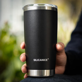 Neutral flavor stainless interior preserves beverage taste
