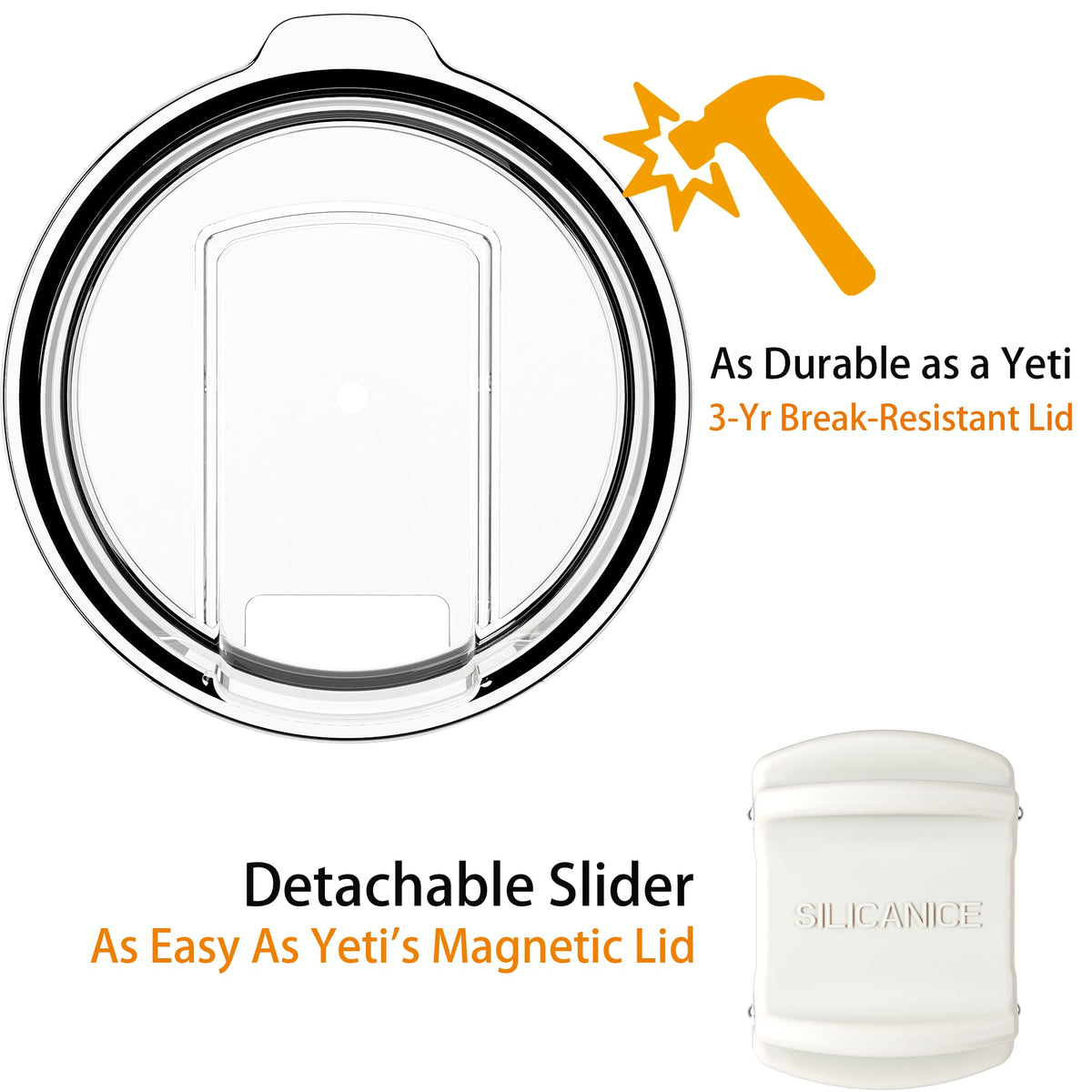 Removable lid for thorough cleaning and inspection of seals