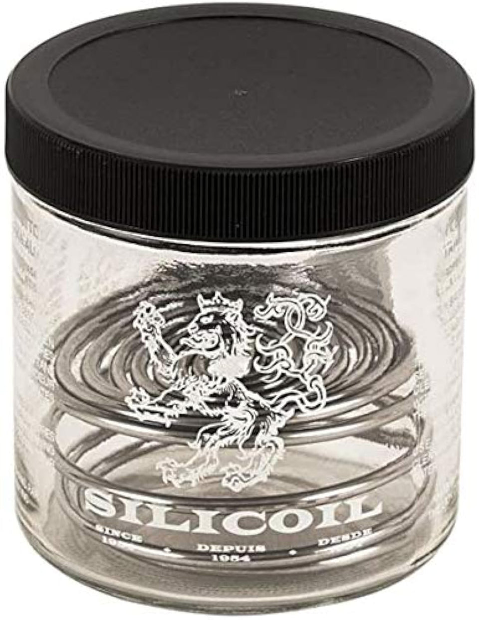Silicoil brush cleaning tank with spiral insert cleans between bristles